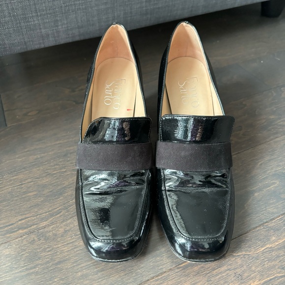 Vintage patent leather loafer heels - Picture 2 of 3
